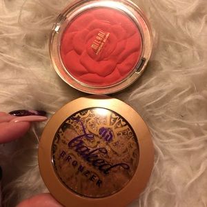 Urban decay bronzer and Milani blush bundle